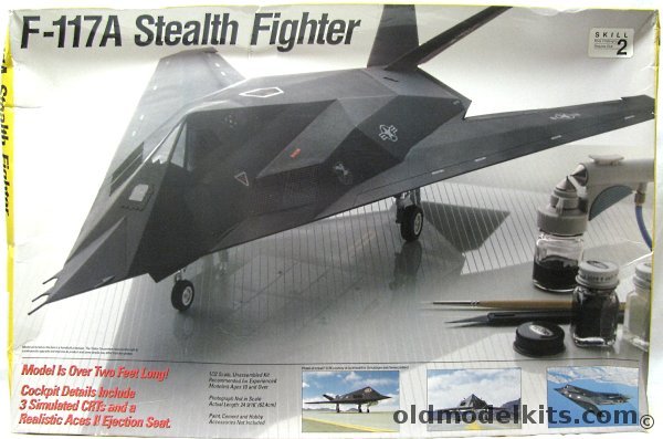 Testors 1/32 F-117A Stealth Fighter - (Lockheed F-117), 570 plastic model kit